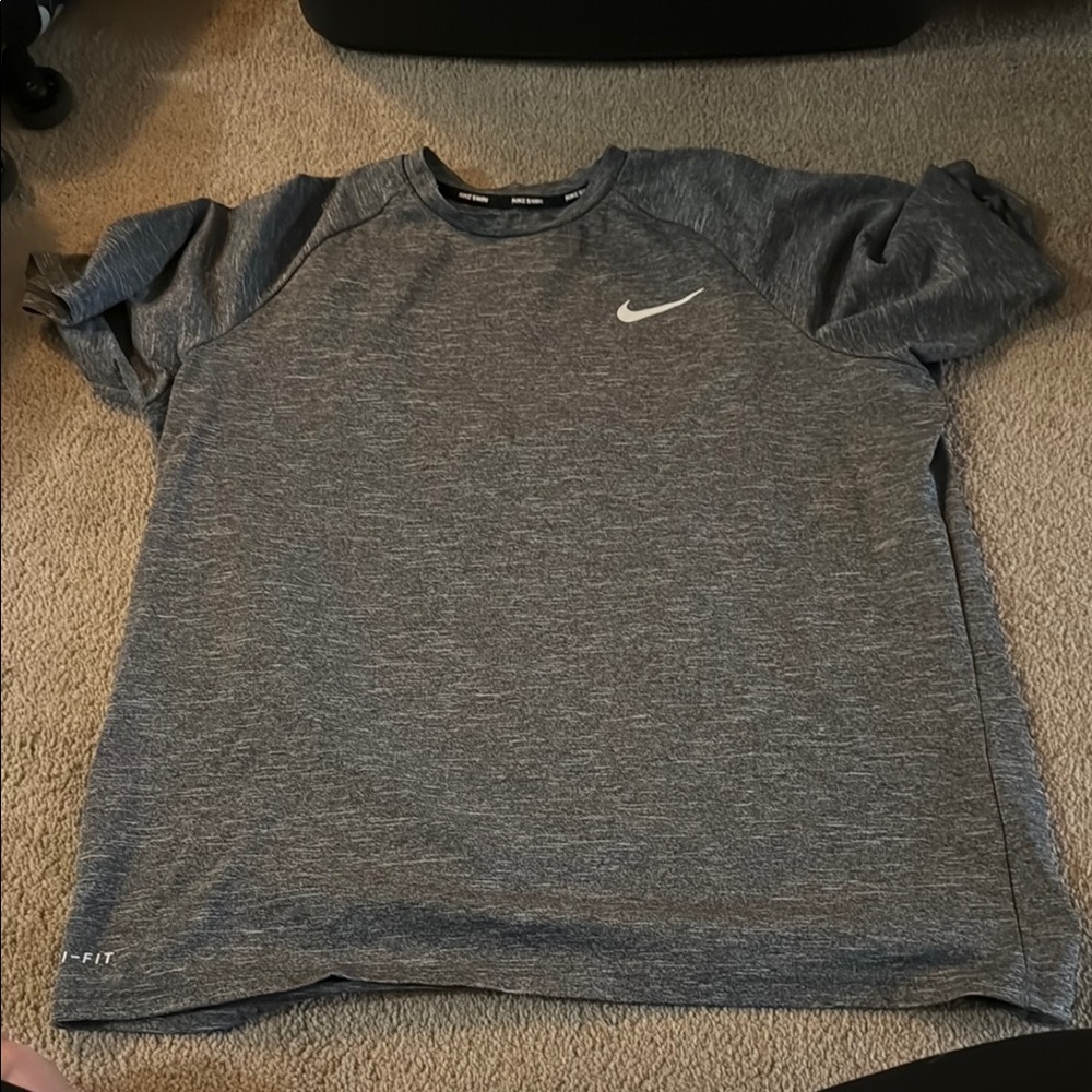 Nike Heather Gray Performance Tee